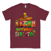 Burgundy nacho average direktor Classic Tee - AdoDesignShop
