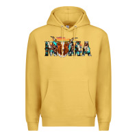 Antique Gold longhorn mama Premium Hoodie - AdoDesignShop