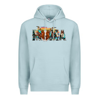 Blue Mist longhorn mama Premium Hoodie - AdoDesignShop
