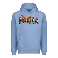 Colony Blue longhorn mama Premium Hoodie - AdoDesignShop