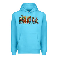 Ocean Blue longhorn mama Premium Hoodie - AdoDesignShop