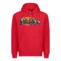 Red longhorn mama Premium Hoodie - AdoDesignShop