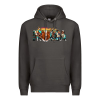 Smoke longhorn mama Premium Hoodie - AdoDesignShop