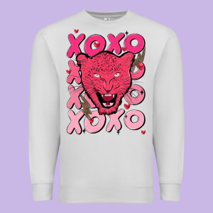 Valentine Premium Sweatshirt Designed By Maliassmallbusiness