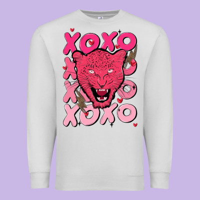 Valentine Premium Sweatshirt Designed By Maliassmallbusiness
