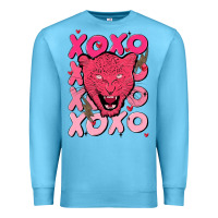 Ocean Blue valentine Premium Sweatshirt - MaliasSmallBusiness