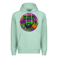 Seafoam halloween round earrings Premium Hoodie - BundleAndBundleShop