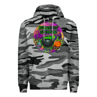 Slate Camo halloween round earrings Premium Hoodie - BundleAndBundleShop