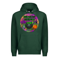 Sports Green halloween round earrings Premium Hoodie - BundleAndBundleShop
