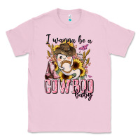 Bubblegum Pink i wanna be a cowboo baby halloween Classic Tee - AdoDesignShop