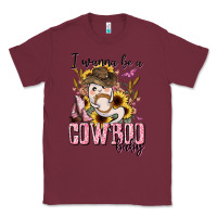 Burgundy i wanna be a cowboo baby halloween Classic Tee - AdoDesignShop