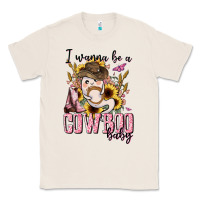 Natural i wanna be a cowboo baby halloween Classic Tee - AdoDesignShop