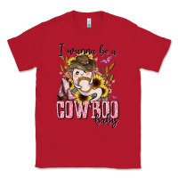 Red i wanna be a cowboo baby halloween Classic Tee - AdoDesignShop