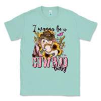 Seafoam i wanna be a cowboo baby halloween Classic Tee - AdoDesignShop