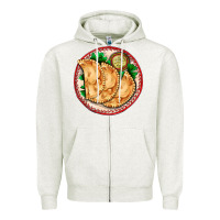 Oatmeal Heather empanada Zipper Hoodie - AdoDesignShop