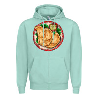 Seafoam empanada Zipper Hoodie - AdoDesignShop
