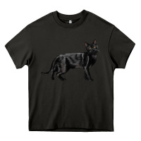 Asphalt Bombay Cat Heavy Core Tee - LillyAllenDesigns
