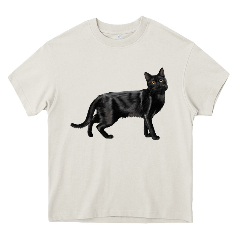 Bombay Cat Heavy Core Tee by LillyAllenDesigns | Teevron