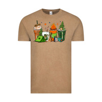 Vintage Coffee camping coffee cups Vintage Tee - Zillion Design Studio