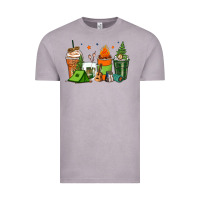 Vintage Zinc camping coffee cups Vintage Tee - Zillion Design Studio