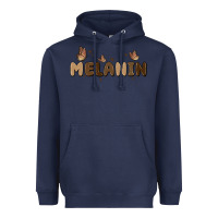 Navy melanin Heavyweight Hoodie - MaliasSmallBusiness