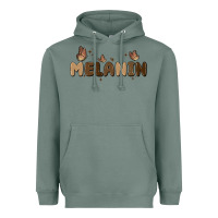 Sage melanin Heavyweight Hoodie - MaliasSmallBusiness