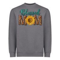 Storm western blessed mom with sunflower Heavyweight Sweatshirt - texasbilliewilder