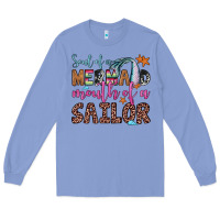Colony Blue soul of a mermaid mouth of a sailor Long Sleeve Tee - JahusDesignShop