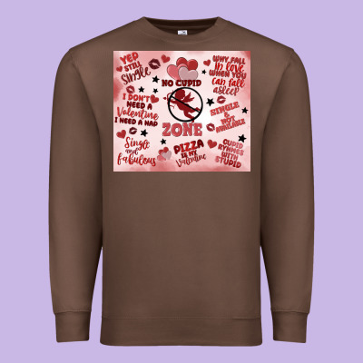 Funny Valentine's Day Premium Sweatshirt Designed By Maliassmallbusiness