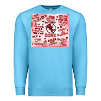 Ocean Blue funny valentine's day Premium Sweatshirt - MaliasSmallBusiness