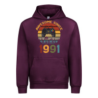 Mauve Wine Awesome Since 1991 Urban Hoodie - Bettercallsaul