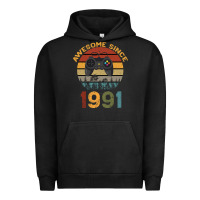 Pigment Black Awesome Since 1991 Urban Hoodie - Bettercallsaul