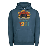 Pigment Midnight Navy Awesome Since 1991 Urban Hoodie - Bettercallsaul