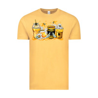 Vintage Mustard bumble bee coffee cups Vintage Tee - Zillion Design Studio