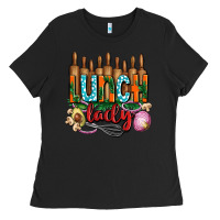 Black lunch lady with onions Ladies Tee - AdoDesignShop