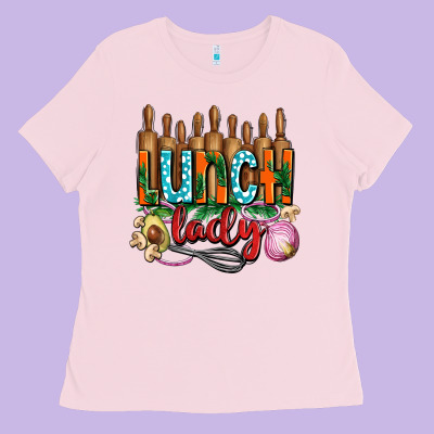 Lunch Lady With Onions Ladies Tee Designed By Adodesignshop