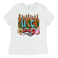 White lunch lady with onions Ladies Tee - AdoDesignShop