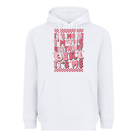 White its me hi im the birthday girl its me Heavyweight Hoodie - MaliasSmallBusiness