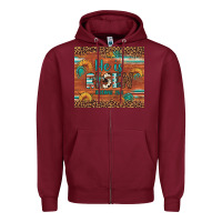 Burgundy he is risen gemstone sunflower leopard Zipper Hoodie - Artiststas