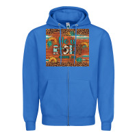 True Royal he is risen gemstone sunflower leopard Zipper Hoodie - Artiststas