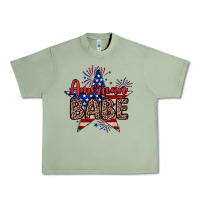 Oil Green American babe Urban Heavy Tee - Neo Western