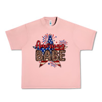 Salmon American babe Urban Heavy Tee - Neo Western