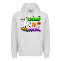 Dove Grey creep it real Premium Hoodie - BundleAndBundleShop
