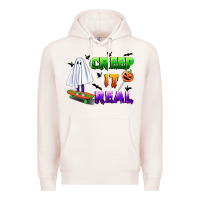Pale Pink creep it real Premium Hoodie - BundleAndBundleShop
