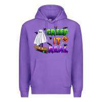 Purple creep it real Premium Hoodie - BundleAndBundleShop
