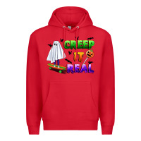 Red creep it real Premium Hoodie - BundleAndBundleShop