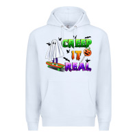 White creep it real Premium Hoodie - BundleAndBundleShop
