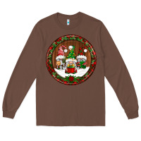 Chestnut christmas gnomies christmas ornament Long Sleeve Tee - BundleAndBundleShop