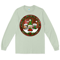 Matcha christmas gnomies christmas ornament Long Sleeve Tee - BundleAndBundleShop
