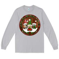 Moon Dust christmas gnomies christmas ornament Long Sleeve Tee - BundleAndBundleShop